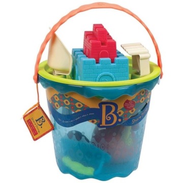 ВЕДРО ДЛЯ ПЕСКА B.TOYS С АКСЕССУАРАМИ, 9 ШТ.