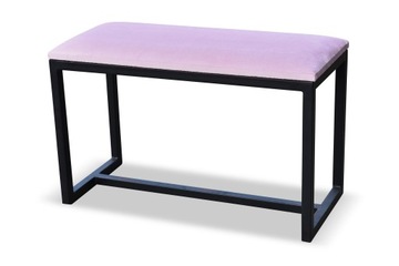 Ławka metalowa panel 70x30x44 przedpokój