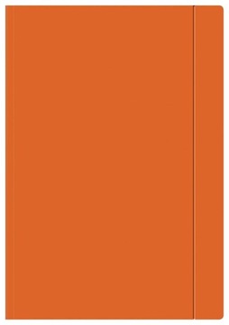 Teczka Z Gumką A4 + Interdruk pomarańczowy