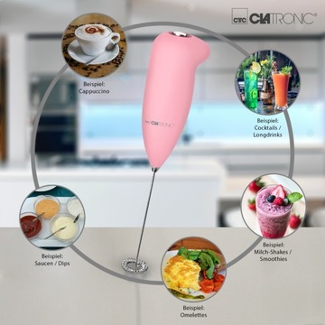 ВЗЕНИВАТЕЛЬ, МОЛОКО WHIMPER, МИНИ-МИКСЕР CLATRONIC M