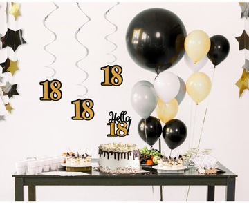 Топпер для торта на день рождения 18 ЛЕТ