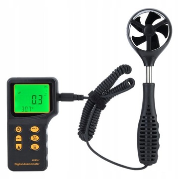 MIERNIK WIATRU TEMPERATURY ANEMOMETR WIATROMIERZ