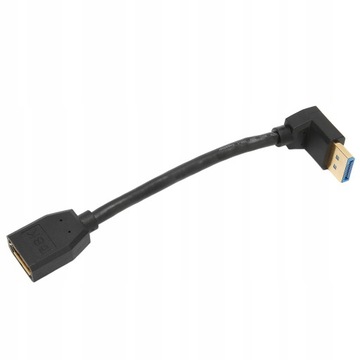 КАБЕЛЬ-УДЛИНИТЕЛЬ ДИСПЛЕЕВОГО ПОРТА DP1.4 ВЕРСИЯ 90 ГРАДУСОВ 8K 4K 32,4 Гбит/с 0,15 М