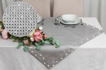 SERWETA OBRUS PLAMOODPORNY CYRKONIE 85x85 KOLORY