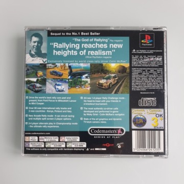 Colin Mcrae Rally 2.0 2 PSX PS1 PSone ПОЛНАЯ PLAYSTATION 1 3XA