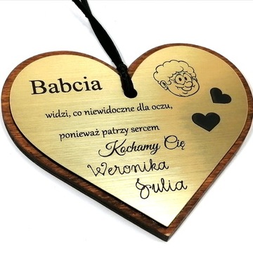 ZAWIESZKA DO AUTA PREZENT NA DZIEŃ BABCI I DZIADKA