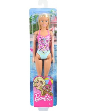 Mattel Barbie LALKA PLAŻOWA W Stroju Kąpielowym GHW37