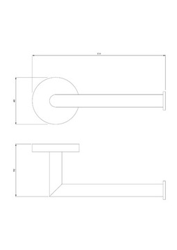 ДЕРЖАТЕЛЬ ДЛЯ ТУАЛЕТНОЙ БУМАГИ OMNIRES ЛАТУННЫЙ ГРАФИТ