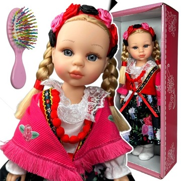 LALKA GÓRALKA W STROJU LUDOWYM BOBAS INTERAKTYWNA MÓWI ŚPIEWA PO GÓRALSKU