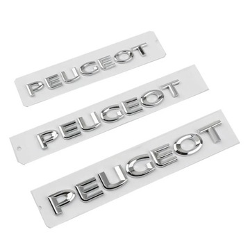 NÁLEPKA VOZIDLOVÉ Z LOGO PEUGEOT PRO 206 208 307 308 5008 2008 406 107 4