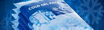 WIELORAZOWE WKŁADY ŻELOWE CHŁODZĄCE OKŁAD KOMPRES CHŁODZĄCY 10x450g
