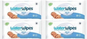 4x WaterWipes chusteczki nawilżane wodne 60 szt.