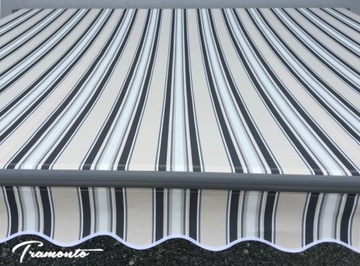 Markiza tarasowa ANTRACYT 300x250 SzaryBeżKrem STD
