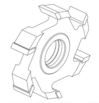 Frez prosty do rowków FABA 3110 125x10/40 z=6 HSS