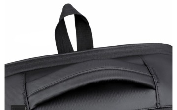 МУЖСКОЙ РЮКЗАК ДЛЯ НОУТБУКА ДОРОЖНАЯ СУМКА USB WORK РАСШИРЕННЫЙ ЧЕРНЫЙ