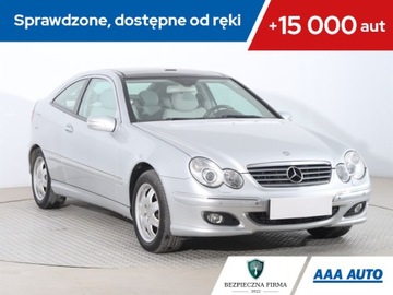 Mercedes Klasa C W203 Coupe W203 1.8 (C 200 Kompressor) 163KM 2005 Mercedes C C 200 Kompressor , Salon Polska