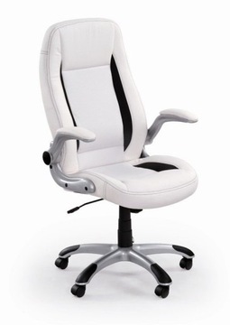 Fotel obrotowy gabinetowy SATURN biały Halmar