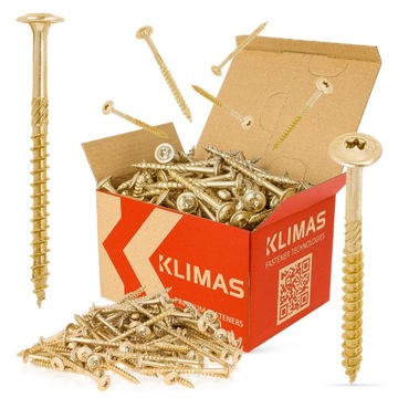 Столярные шурупы по дереву 6x80 Винты для стропил с шайбой Torx