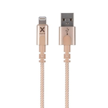 XTORM KABEL USB - LIGHTNING MFI (1M) ZŁOTY