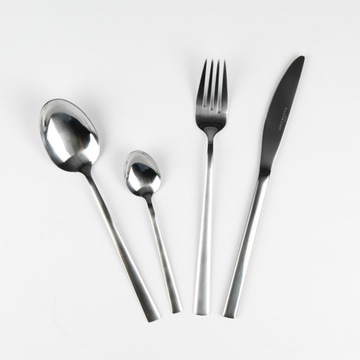 KOMPLET SZTUĆCÓW 72EL ZESTAW SZTUĆCE 12OS WALIZKA