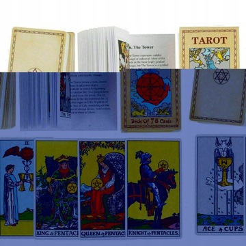 TAROT 78 KART Z INSTRUKCJĄ PROMIENNY JEŻDZIEC