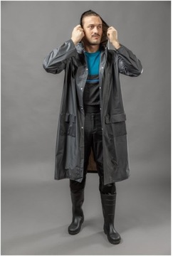 ДОЖДЕВИК HOGERT С КАПЮШОНОМ, ПВХ AUSSER, 2 КАРМАНА, Размер 3XL 58