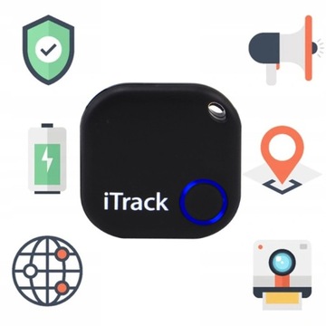 iTrack1 Bluetooth 5.0 трекер-брелок-кошелек-будильник в подарок