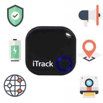 iTrack1 Lokalizator Bluetooth 5.0 Brelok Kluczy Portfela Alarm na PREZENT