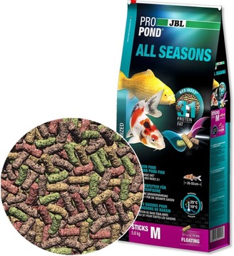 JBL ProPond All Seasons M 5,8kg Pokarm Dla Ryb Stawowych Oczko Wodne