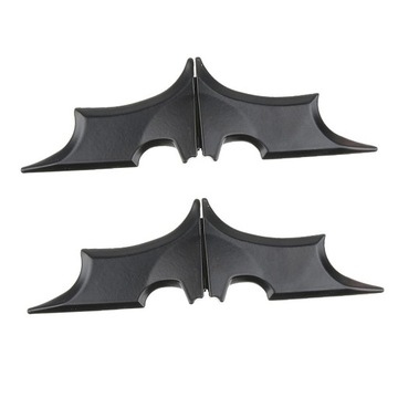 2pcs Cool Bat Shape Metal Money Clip Organizer
