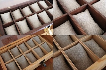 ДЕРЕВЯННАЯ КОРОБКА ДЛЯ 6 ЧАСОВ РУЧНОЙ РАБОТЫ