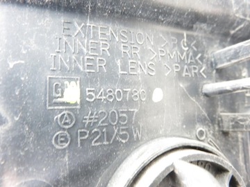 SVĚTLO LEVÝ ZADNÍ CHEVROLET EQUINOX 5480780