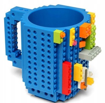 КРЕАТИВНАЯ КИРПИЧНАЯ КРУЖКА + БЛОКИ НАБОР БЛОКОВ В ПОДАРОК ​​ЕМКОСТЬ 350мл