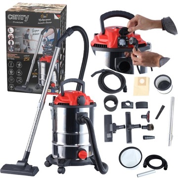 ODKURZACZ PRZEMYSŁOWY NA SUCHO MOKRO 25l 3400W XL