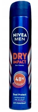 Спрей-антиперспирант NIVEA MEN DRY IMPACT 48ч - (6X200 мл)