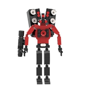 Klocki Skibidi Toilet Titan Speaker Man Figurka 22cm Prezent Urodzinowy