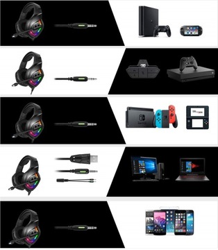 ИГРОВАЯ ГАРНИТУРА ИГРОВАЯ ГАРНИТУРА ПК PS4 PS5 XBOX