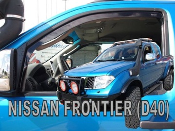 Owiewki szyb NISSAN NAVARA D40 2005-2014 przednie