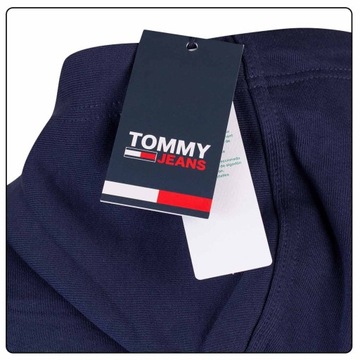 TOMMY HILFIGER BLUZA MĘSKA Z KAPTUREM GRANAT r.XL