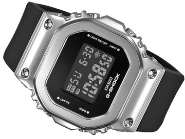 DAMSKI G-SHOCK GM-S5600-1ER G-STEEL DW-5600 KOSTKA