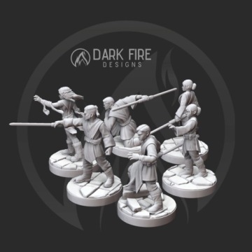 Модель Republic Knights подходит для игры Star Wars Legion 2.