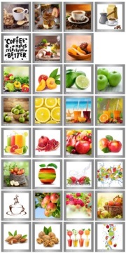 Картины на холсте для кухни 30х30 РАЗНЫЕ УЗОРЫ!!!