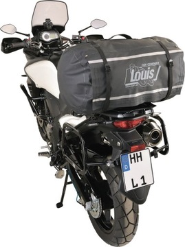 Водонепроницаемая сумка для багажа, черная, 50 л.