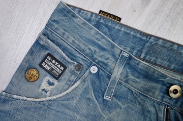 G-STAR RAW ARC TAPERED LOOSE JEANSY spodnie męskie PREMIUM 31/34 pas 80