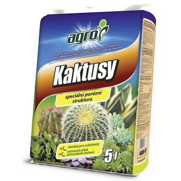AGRO PODŁOŻE ZIEMIA DO KAKTUSÓW SUKULENTÓW 5 L