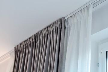 karnisz Szyna Sufitowa Aluminiowa 350 cm komplet