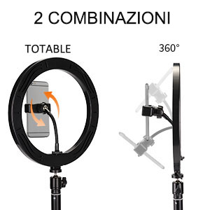 BLOOMWIN 26 Bluetooth USB светодиодная кольцевая лампа