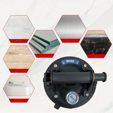 ВАКУУМНАЯ ПРИСОСА С РУЧКОЙ НАСОСА МАНОМЕТР ДЛЯ ОКОН, ПЛИТКИ GRESS