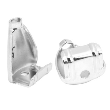 2 шт. хромированные железные наконечники для барабанов, аксессуары для ухода за музыкальными инструментами