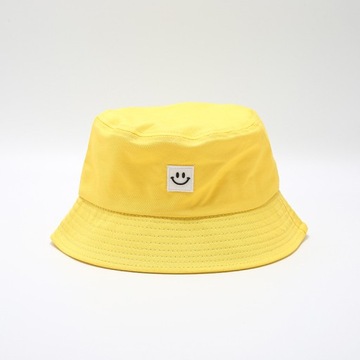 Fashion Women Bucket Hat New Candy Colors Smile